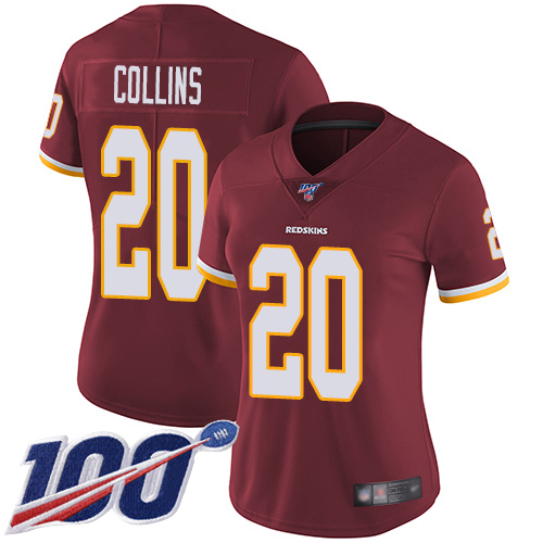 Washington Redskins Limited Burgundy Red Women Landon Collins Home Jersey NFL Football 20 100th